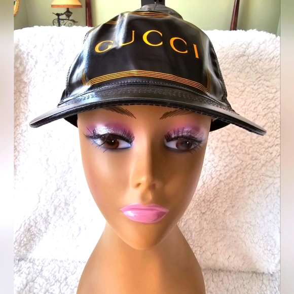 💯Authentic Gucci Montecarlo Rap Baseball Cap Black - Picture 10 of 12